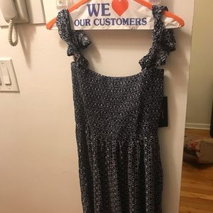 NWT lulus off the shoulder maxi